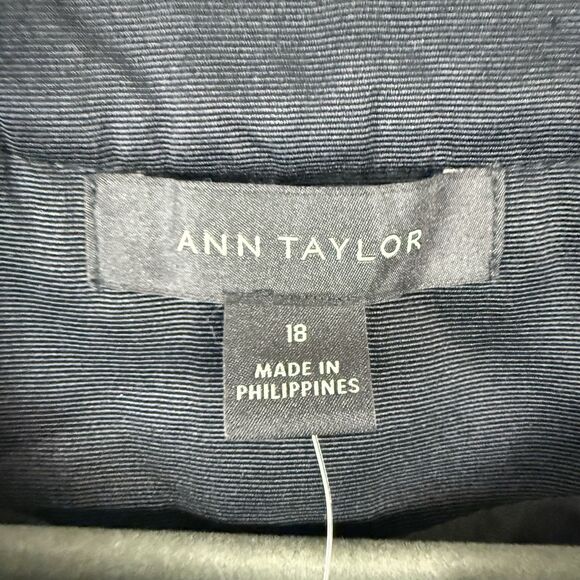 NWT Ann Taylor Fringe Tweed Jacket Multicolor Business Casual - Picture 6 of 12